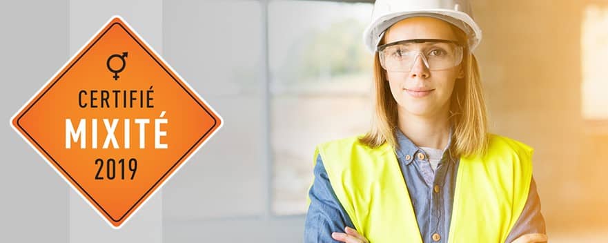 Les aménagements Fleurs-o-Pavé reçoit la mention « Certifié Mixité » pour l’année 2019.